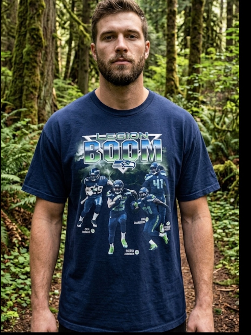 Seattle Seahawks Legion of Boom Graphic T-Shirt